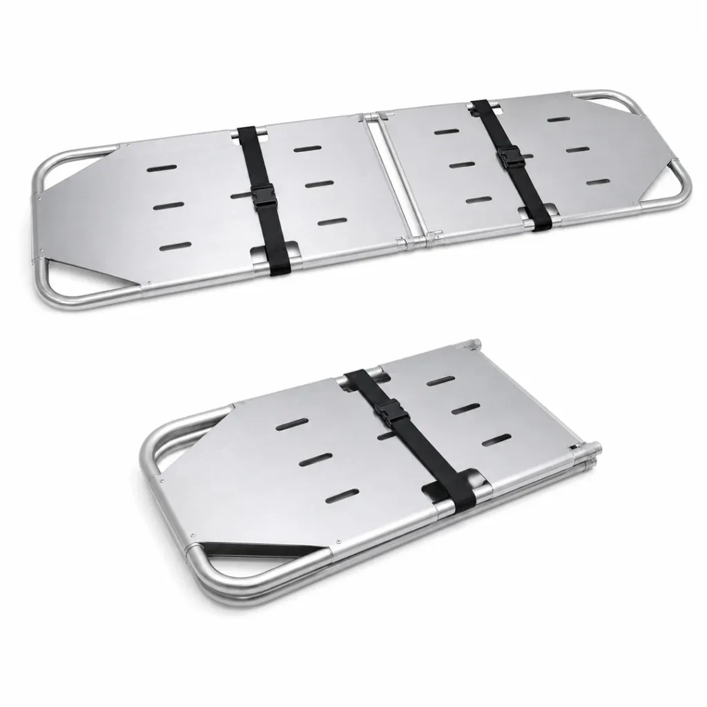 Brancard aluminium pliable - Réf. YDC-1A4H - Urgence Orlimedis Maroc