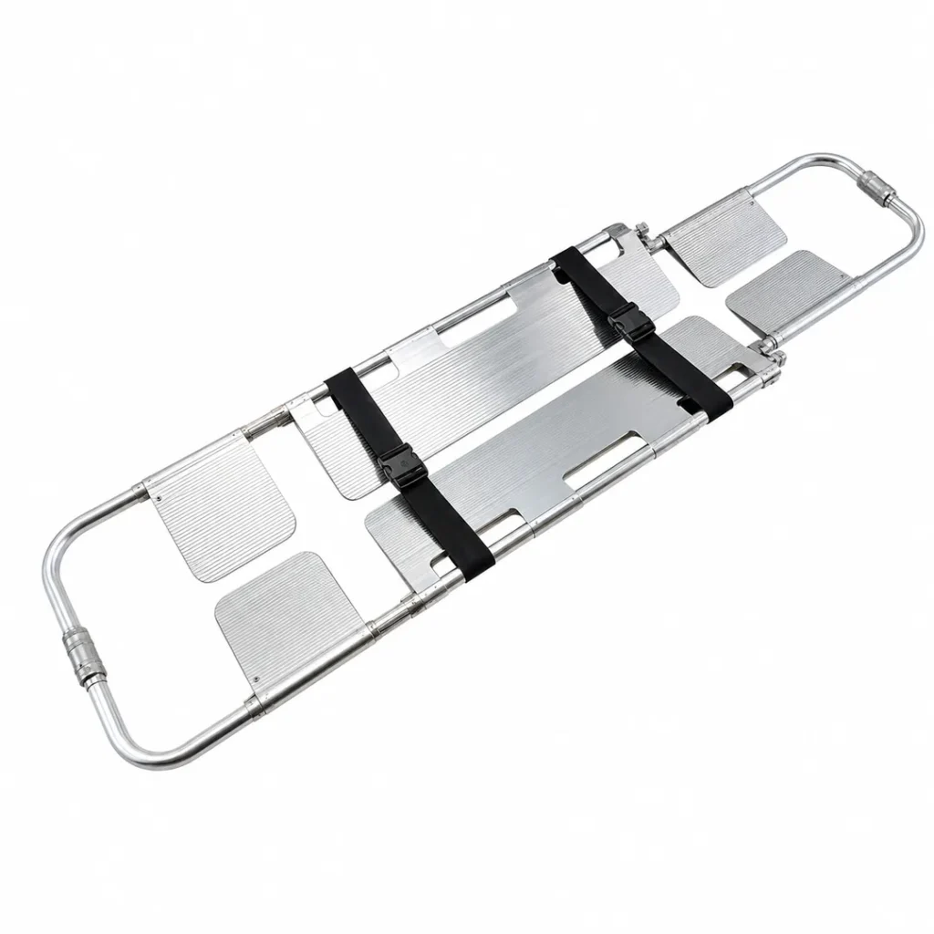 Brancard cuillère de transfert en aluminium - Réf. YDC-4A - Urgence Orlimedis Maroc
