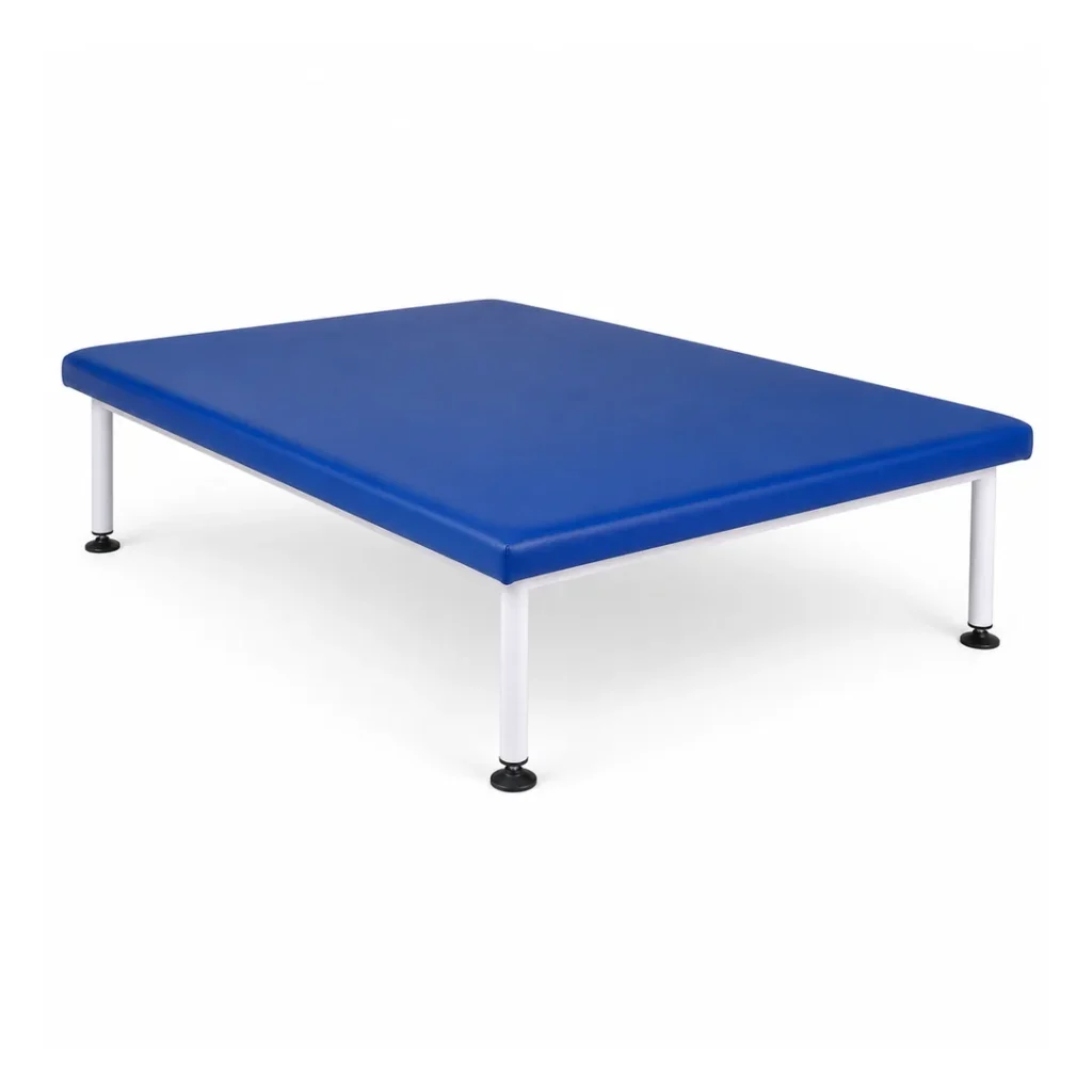 Table Bobath fixe KINE-120 avec structure acier époxy et surface vinyle