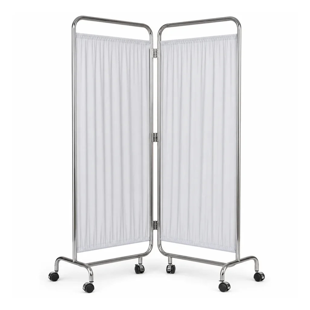 paravent inox 2 volets PI2V MMH Design à deux panneaux
