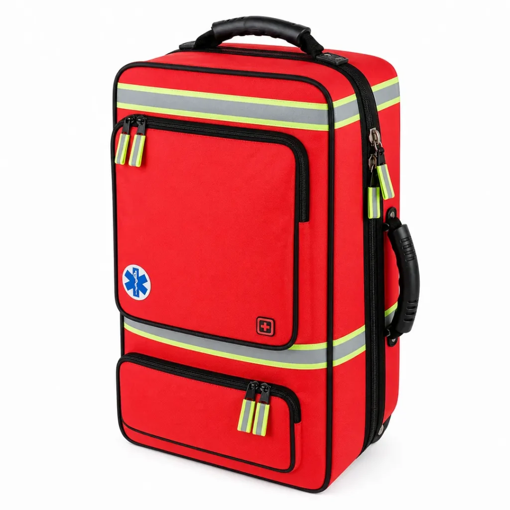 Sac d’urgences oxygène à roulettes - Réf. EB 02 005 - Urgence Orlimedis Maroc